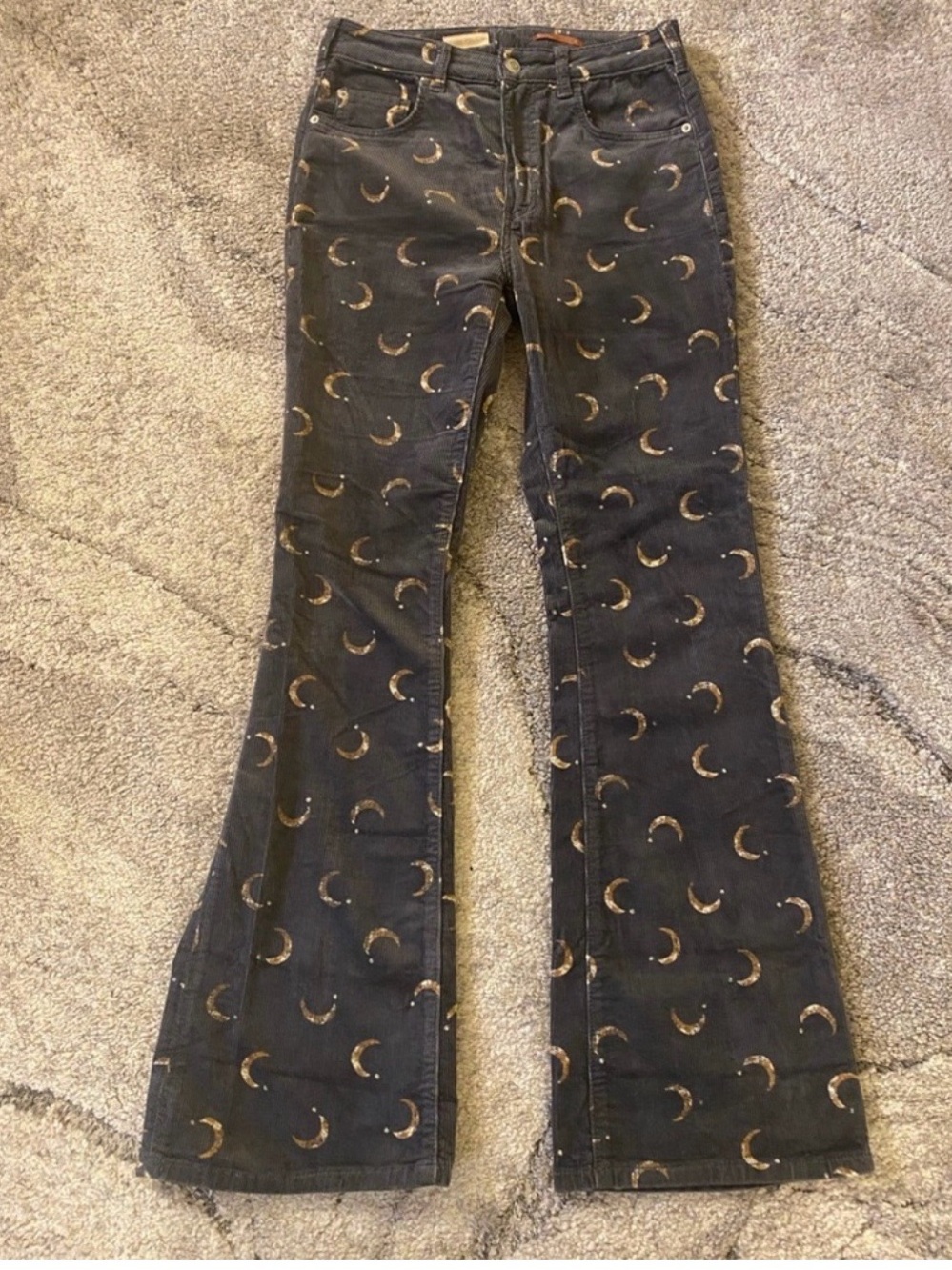 Pilcro Celestial Corduroy Flares Size 28🌛
